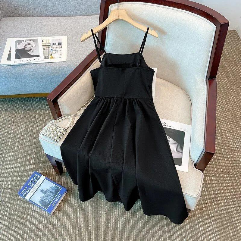 Elegant Slimming Two-Piece Skirt Set: Chic Cardigan & Camisole Dress for Summer 2026