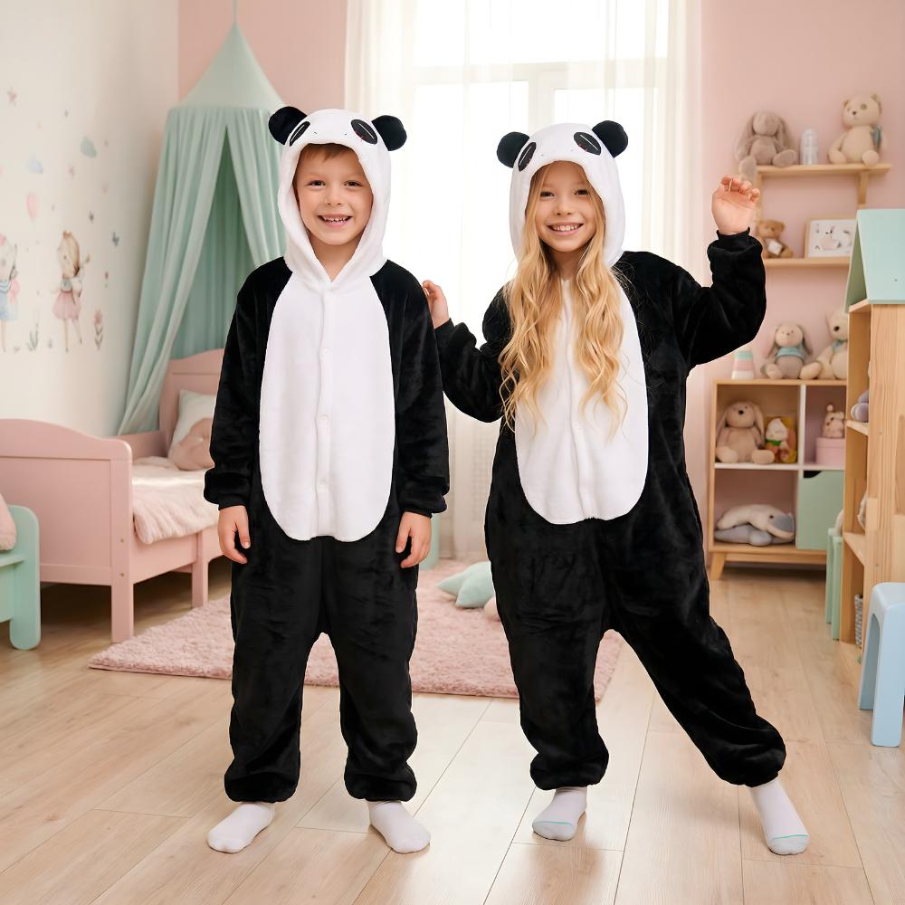 Piżama Onesie Kigurumi Kostium Przebranie Panda Dzieci 105-115Cm