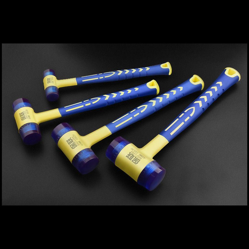 Plasthåndtak Gummihammer Sklisikkert håndreparasjonsverktøy Installasjon Hammer Dør Vindu Gulv