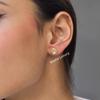 Moonstone Studs, Lunar Gem Studs, Dainty Crystal Earrings, Moon Vintage Studs Earrings Feminine Studs, June Birthstone Earrings , Tiny Studs