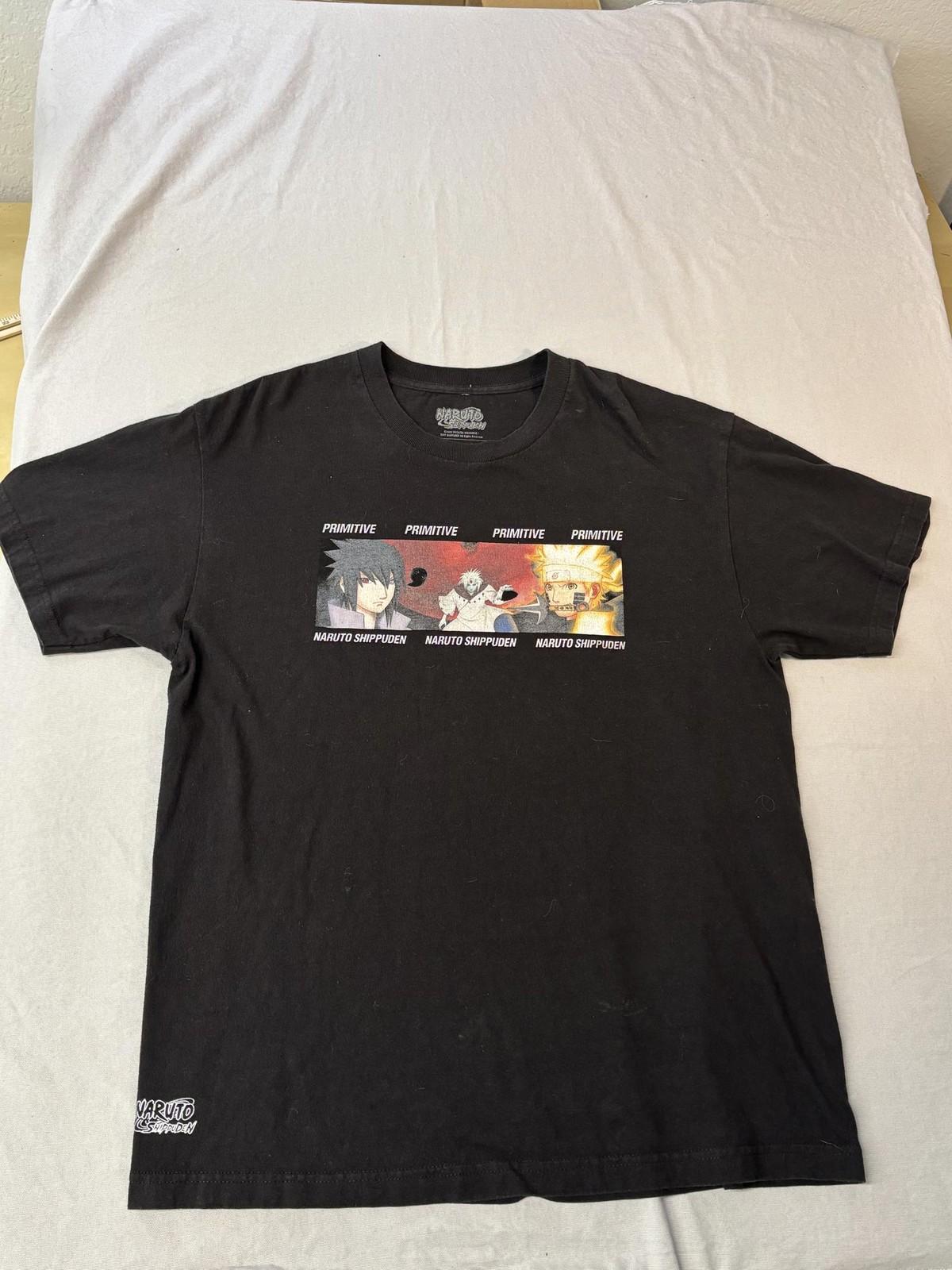 Naruto Shippuden Primitive Skateboarding Collab T-shirt XXL