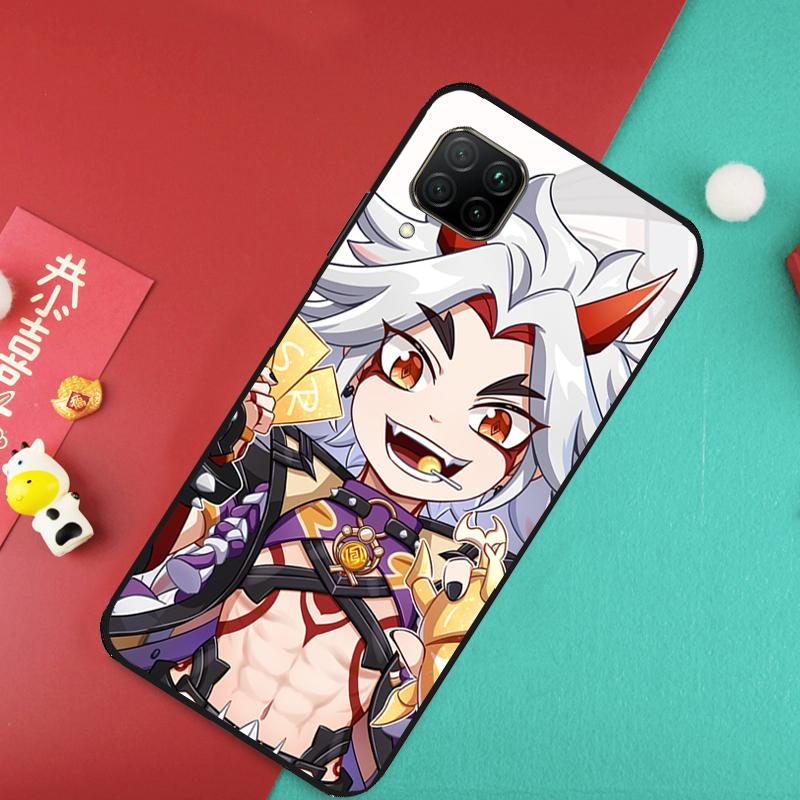 Genshin Impact Arataki Itto For Huawei Nova Y73 Y70 Y72 Y60 Y90 Y61 Y91 8i 7i 11i 12i 12s 9 10 SE P20 P30 P40 Lite Case