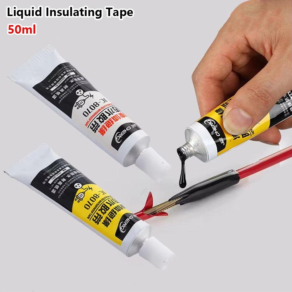 1Pcs Sealant Electrical Tape Waterproof High-Temperature Resistant Liquid Insulating Tape 50ml Wire Cable Repair Glue
