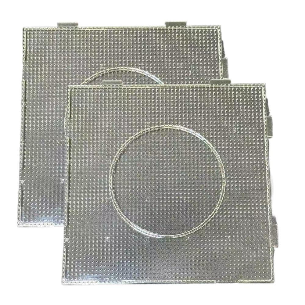 High Quality Perler Hama Beads Handmade Crafts Decor Three-dimensional Heat Resistant Round Template DIY Make Puzzle 52*52 Dot