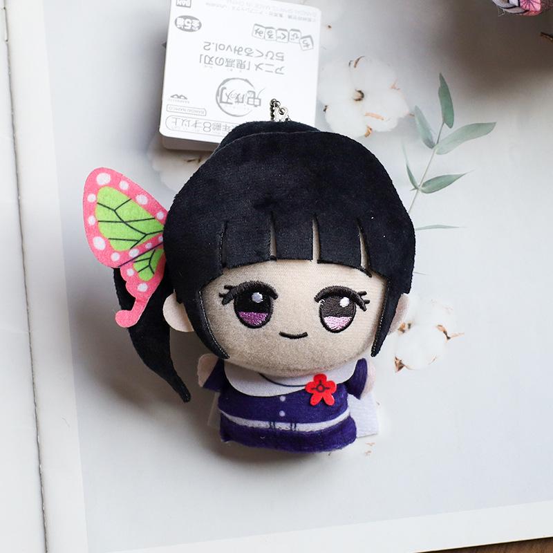 Non-Toxic New 10Cm Anime Demon Slayer Tomioka Giyu Kamado Tanjirou Kamado Nezuko Agatsuma Zenitsu Shinazugawa Genya Plush Toy Doll Gift