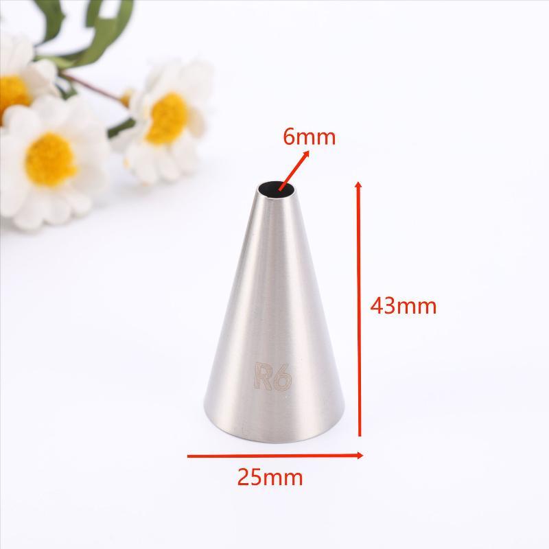 Stainless Steel Cake Nozzle Tube Head Diy Pastry Puff Skirt Icing Piping Nozzles Cake Decorating Supplies Baking Tools