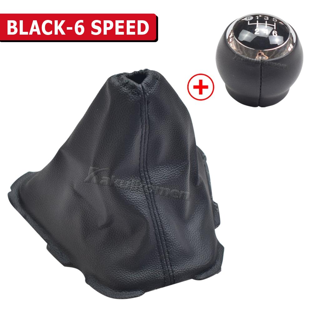 Manual 5/6 Speed Gear Shift Knob Lever Shifter Stick Handball PU Leather Cover For Toyota Auris 2007 2008 2009 2010 2011-2013