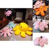 Plush Octopus Pillow With Reversible Face For Living Room Decor And Kids Comfort