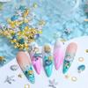 1 Bag Y2K Summer Ocean Theme Nail Charm Set with Shell Starfish, Pearl Accents for Nail Art Decorations DIY Manicure Design