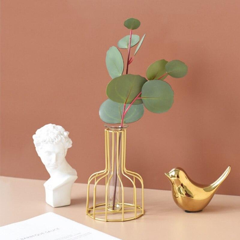 2 Pieces Of Ceramic Golden Bird Home Decoration Crafts Golden Bird Sculpture