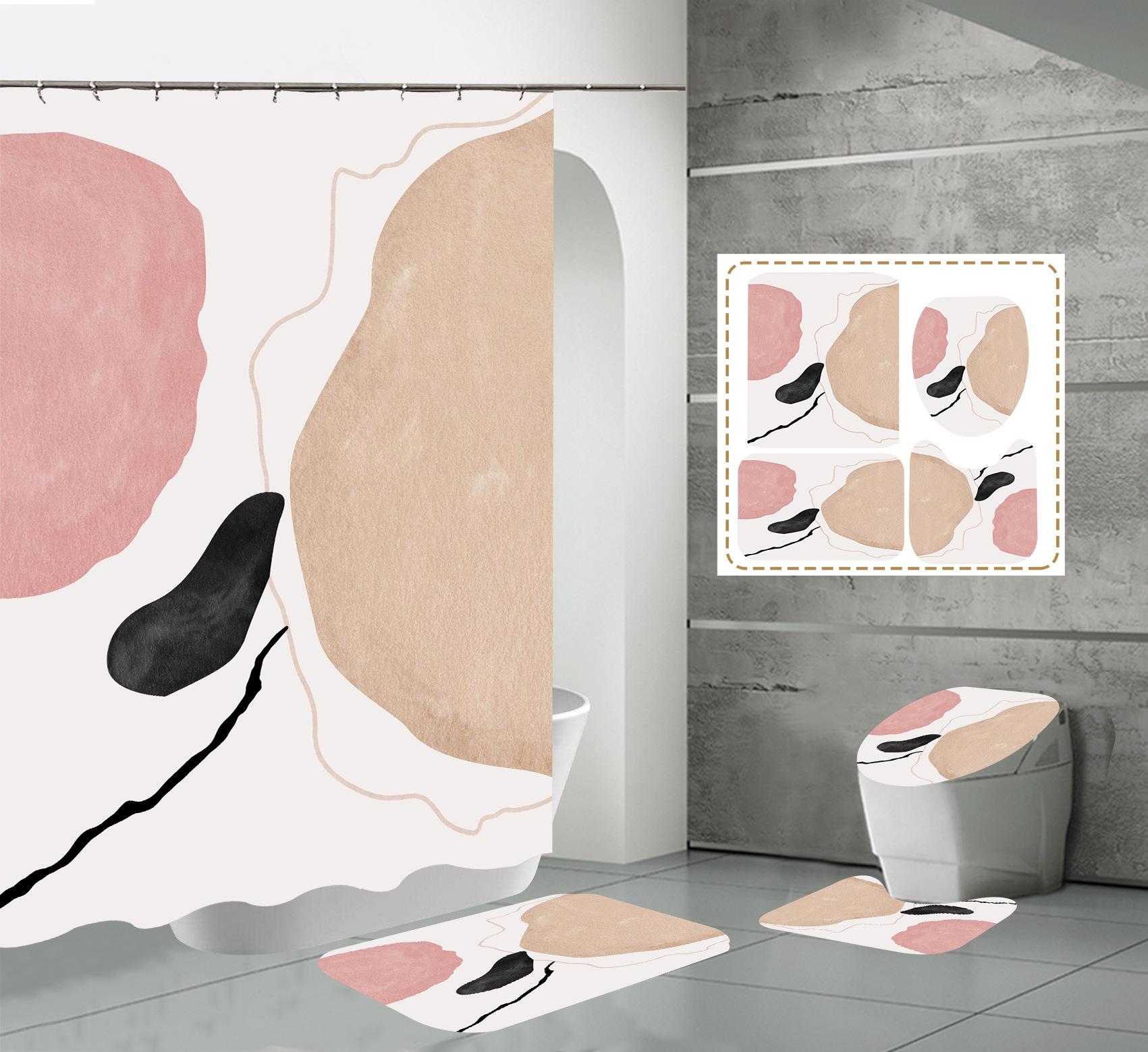 

JINRUN утолщенная водонепроницаемая занавеска для ванной комнаты, устойчивая к плесени, занавеска для душа, занавеска для душевой перегородки, занавеска для душа, занавеска для ванной комнаты, бесплатная перфорация 90*180