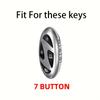 Tpu Car Key Case Cover For Hyundai Kona Ev N-Line Tucson  Grandeur Gn7 Ioniq 6 Santa Fe Mx5 Garden Gl 7Button Accessories