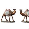 2 Camel Resin Figurines, Funny Animal Decorative Sculpture, Desktop Decor for Party, Shelf,