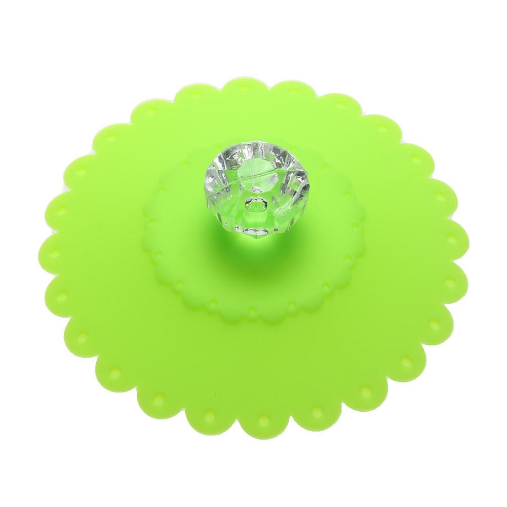 1PCS Lace Silicone Diamond Cup Lid Dustproof Leakproof Reusable Silicone Diamond Seal Cover Thermal Insulation Cup Cover