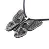 Gothic Punk Schmetterling mit Totenkopf Anhänger Halskette Persönlichkeit Hiphop Halloween Schmuck Party Geschenk