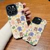 Vertical Leather Shell Lovely Cute Cartoon Animals Printed Patterned Shockproof Soft Silicone Case with Camera Lens Full Protection for IPhone Samsung