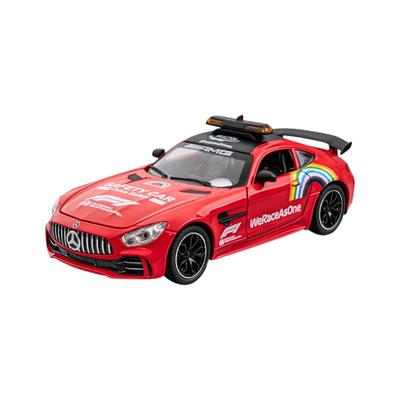 1/24 Mercedes-AMG GTR Safety Car 2020 We Race As One Diecast Metal Toy Car Miniature Vehicle Model Collection Gift for Boy Kids