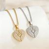 Heart-shaped Pendant Heart-shaped Necklace Handmade Couple Love Locket Heart Opening Locket  Gift