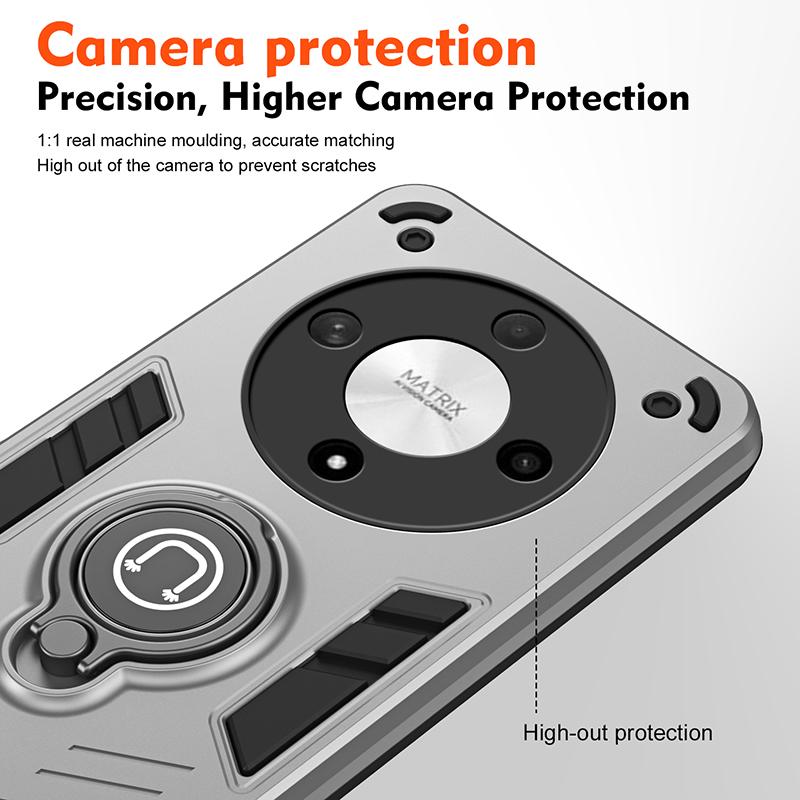For Honor X9B X9C X50 Luxury New Armor Magnetic Shockproof Case For Honor X50 Camera Lens Protective Phone Cover For Honor X9C