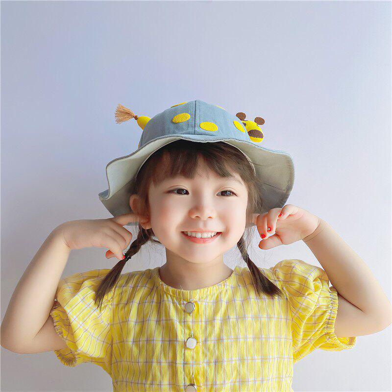 Unisex Baby Sun Protection Bucket Hat for Toddlers - Spring & Autumn