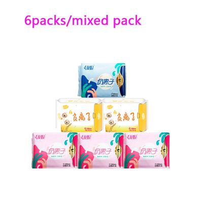 6packs  Anion Santitary Napkin Women Menstrual Pads Panty Liners for Daily Use Health Care Pads Daily Sanitary Towel Lady Pads
