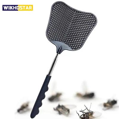Scacciamosche Telescopico Estensibile Previene Parassiti Zanzare Giardino Regolabile Trappola a Battente Strumento Retrattile Scacciamosche Forniture F V9M9