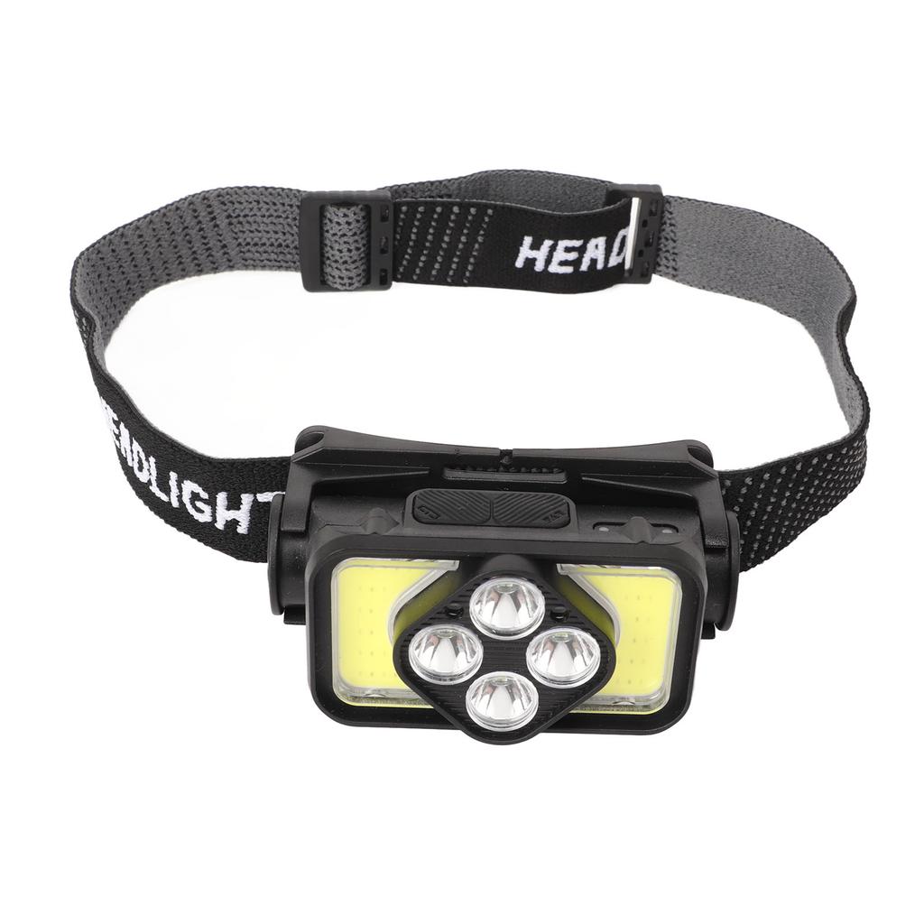 COB Head Lamp USB Rechargeable Led Head Lamp IPX4 Waterproof Headlight Motion Sensor Outdoor Fishing Camping Headlight