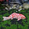 Realistic Koi Fish Micro Landscape Aquarium Ornament Resin Figurines