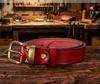 Women's Retro Leather Jeans Belt - Top Layer Cowhide, Pin Buckle, Vegetable Tanned, Casual Hong Kong Style