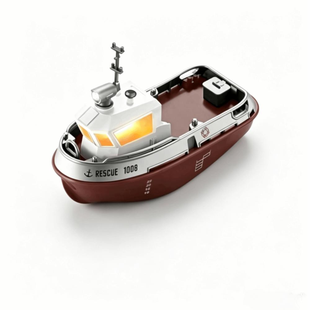 Wireless Remote Controlled Remote Control Boat With Lights RC Mini Boat RC Boat Toy  Gift