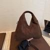 Large Capacity Slouchy Hobo Bags Shoulder Bag Solid Color Tote Bag  Holiday