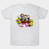 Asian Size Men Black Print T-shirt Team Free Will Goes Exploring No-Cut Heat Transfer Print Cotton Tshirt