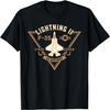 F 35 Lightning II Jet Fighter Military Aircraft Design T Shirt