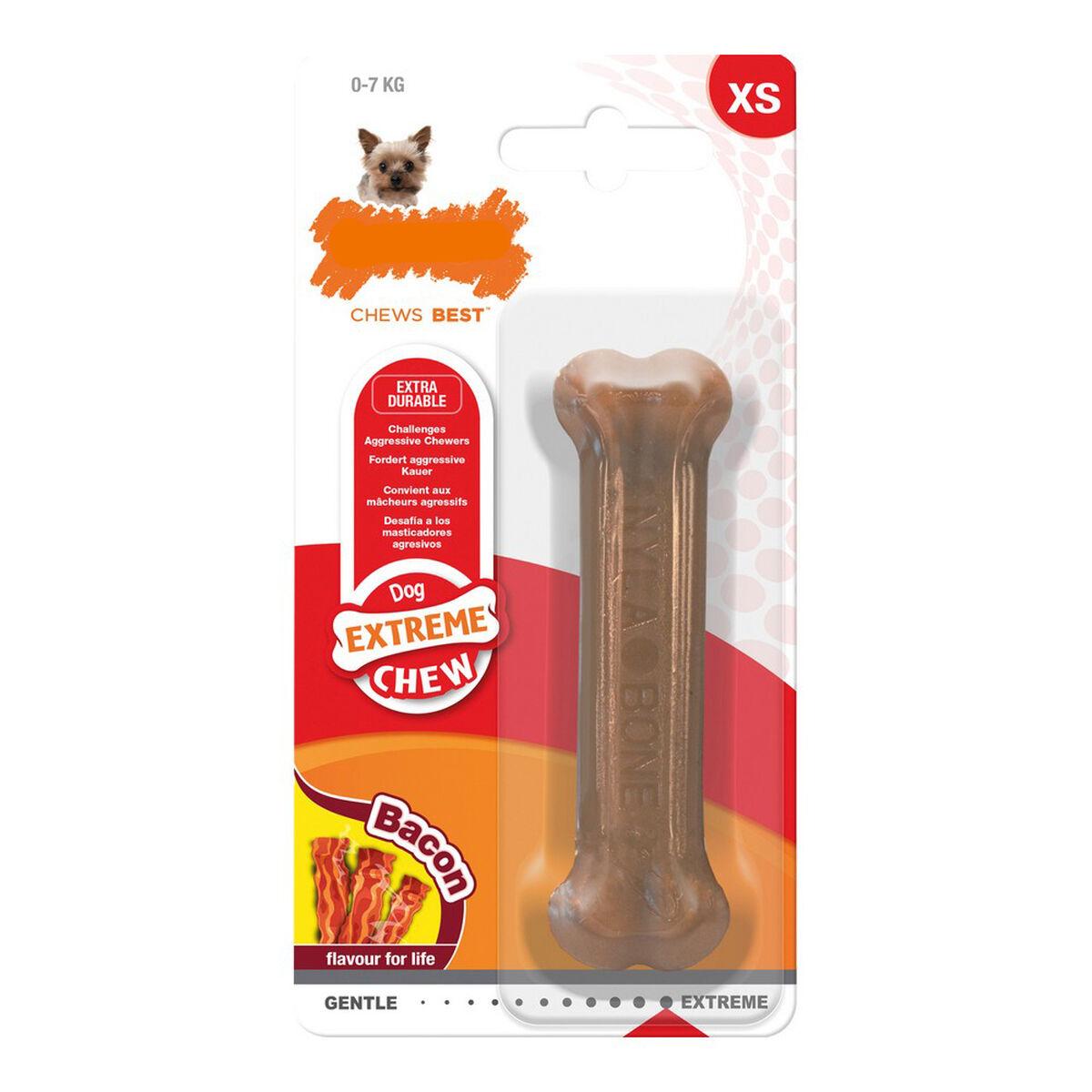 

Нейлоновая игрушка для собак Nylabone Dura Chew Bacon, размер XS TU прозрачный