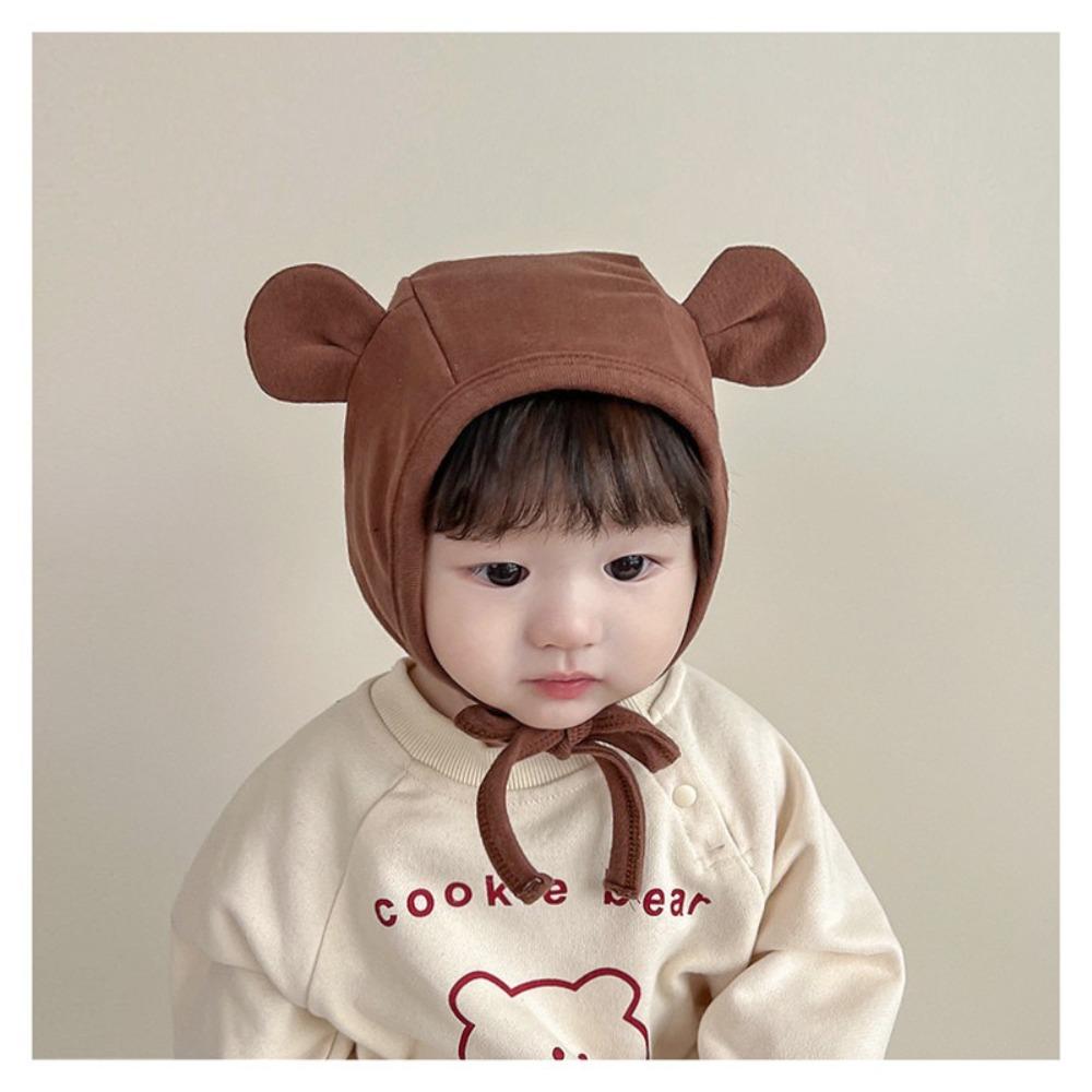 Kawai Bear Rabbit Ear Baby Knitted Cap Warm Ear Protection Cap New Winter Baby Earmuffs