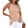 2026 Summer Women's New Style European and American Loose Halter Vest Knitted Beach Women