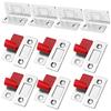 6-1Set Strong Magnetic Cabinet Catches Ultra-Thin Door Magnets Stops Invisible Adhesive Drawer Magnet Catch for Kitchen Closer
