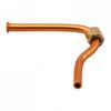 Easy To Replace Exhaust Tube for Air Compressor In Silver Tone Aluminum