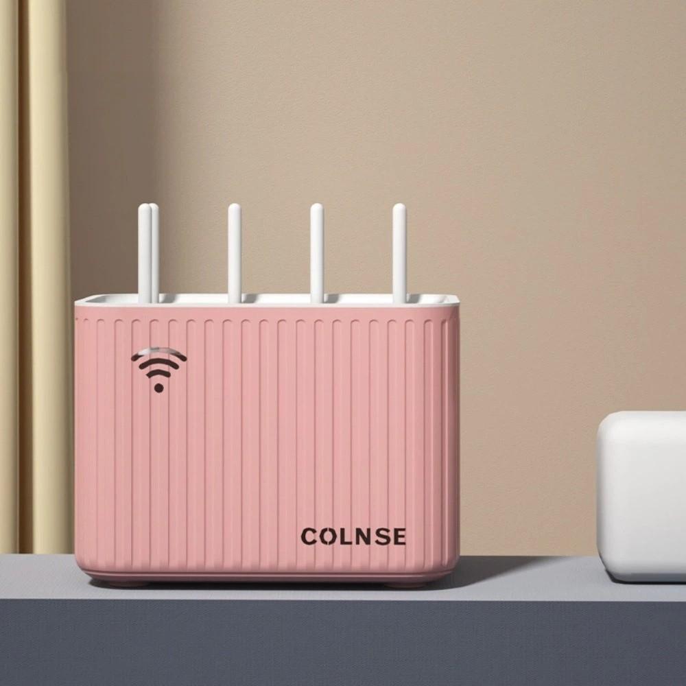 New Double-Layer Router Storage Box Wall-Mounted No-Drilling Wirel Box Holder Plastic Router Storage Rack Home