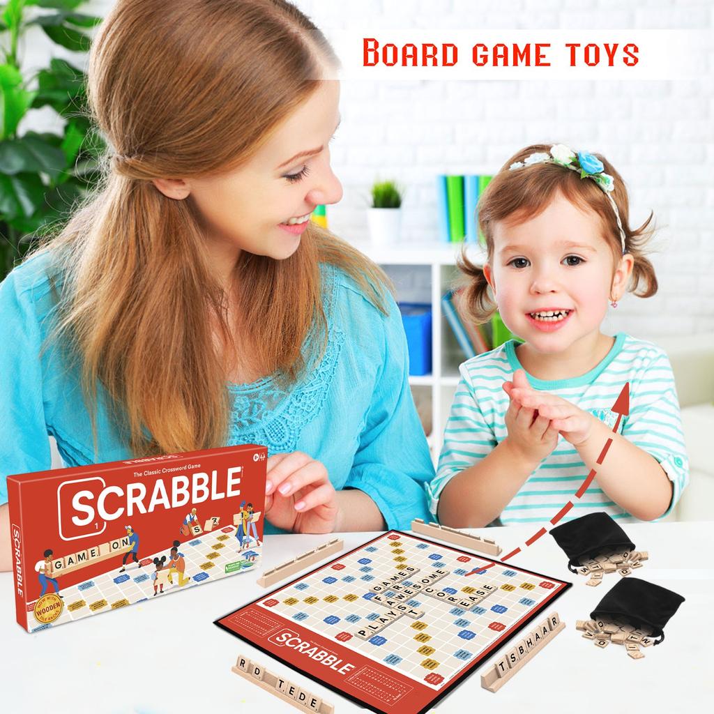 Chessboard Letter Matching Puzzle Family Party Game