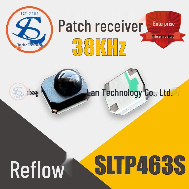 4-Piece SLTP463S Infrared Receiver Set - Universal 38KHz Remote Control, High Sensitivity SLTP463S