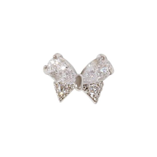 Nagel Charm Lichtecht 3D Effekt Glanz Strass Dekorationen Ketten Quaste Ornament für Maniküre