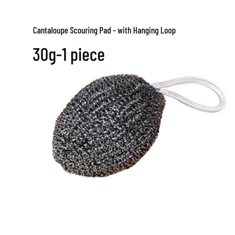 

Нержавеющая сталь Мочалка для мытья посуды со шнурком - Не ржавеющий очиститель для кухонных кастрюль