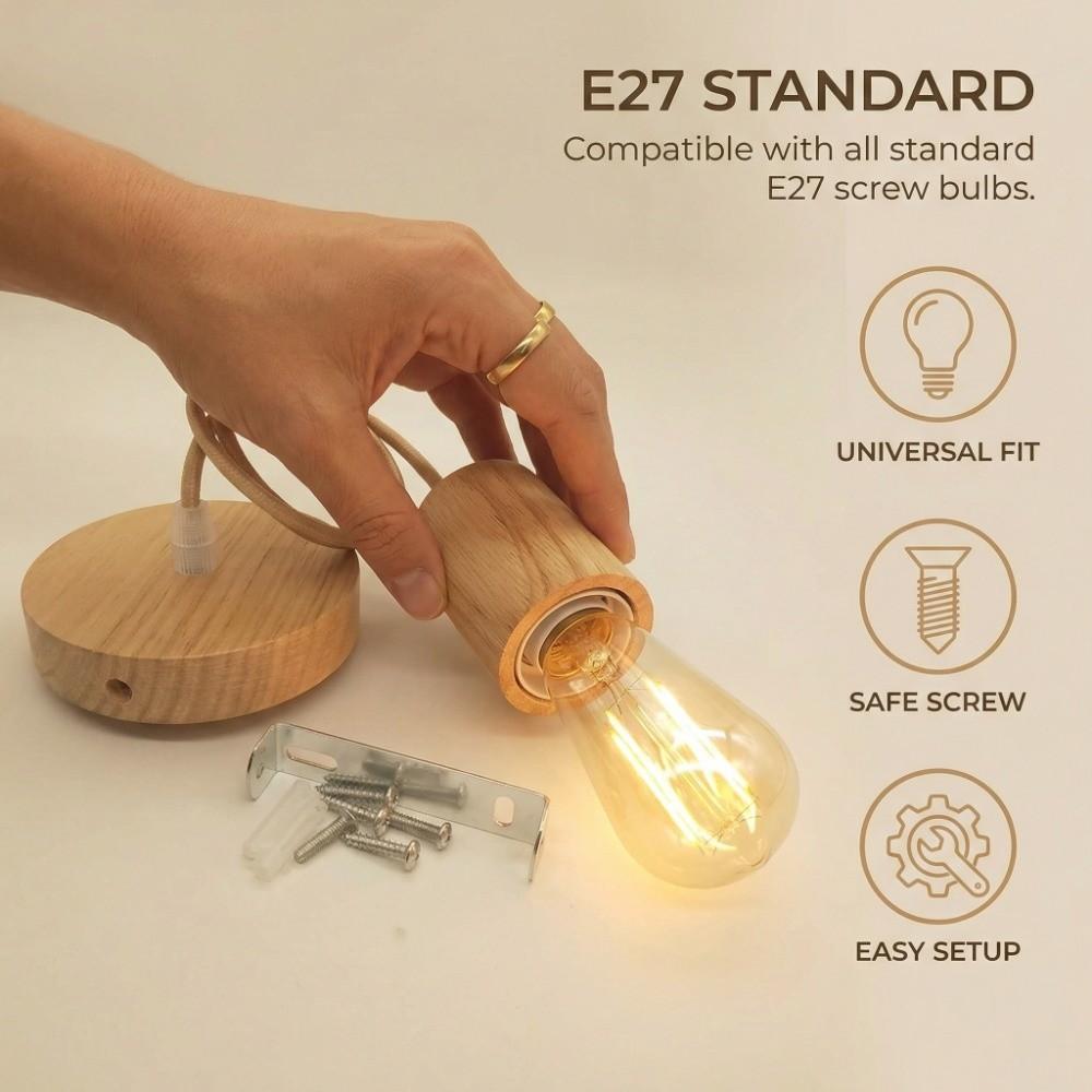 Irregular Wooden Lamp Base Creative Light Holder Creative Lamp Holder Bar Counter