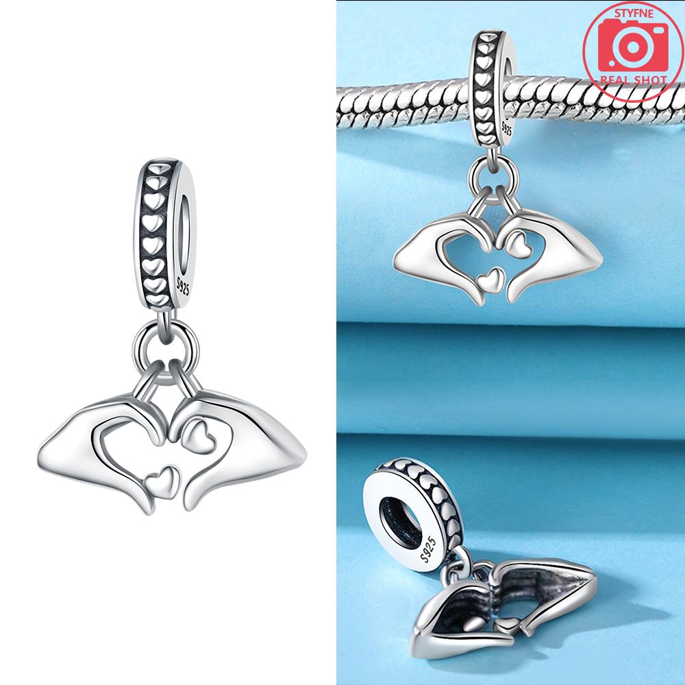 

Simple Hollow Pendant Moon Heart Copper Original Charm Beads Fit Bracelet Women Jewelry Diy Valentine S Day Gift Accessories