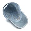 New Denim Fabric Washed Denim Baseball Cap Non Fading Washable Cowboy Baseball Cap Soft Breathable Soft Top Sunshade Hat