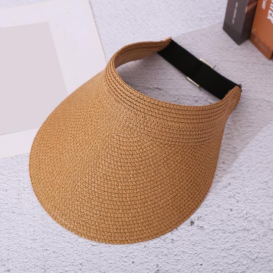 Summer Weave Sun Visor Adjustable Hat Wide Brim UV Protection Breathable