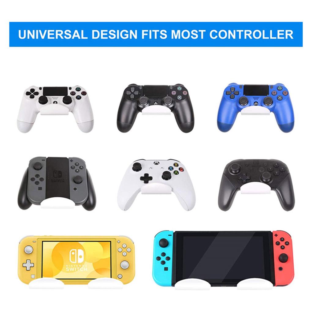 2x Acrylic Game Controller Holder Stand Wall Mount Fits for PS3 One