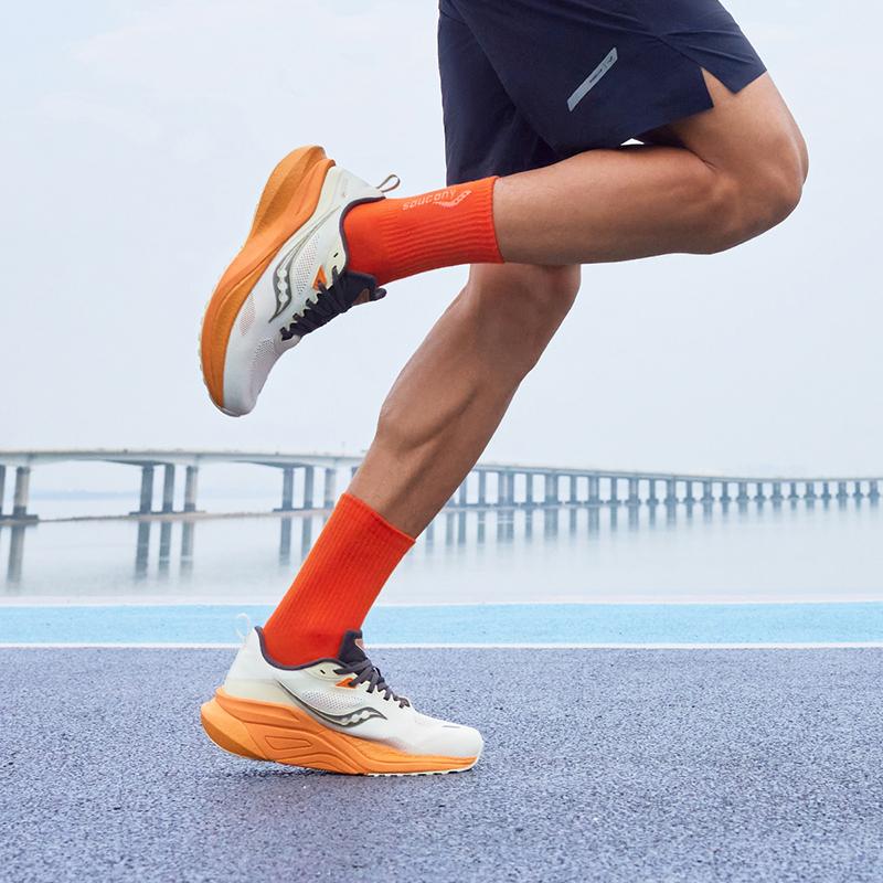 Saucony Stability Comfortable Running Shoes Synthetic Leather TPU Non-Slip Wear-Resistant Support Low-Top Running Shoes Men running shoes S28225-1