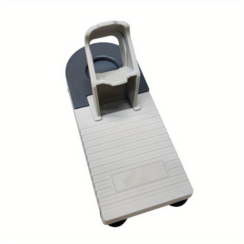 

1pc Round/square Hot Melt Glue Gun Base Bracket,Bottom with suction cups,Home durable Glue Gun Base plastic craft light gray Organizer. Square